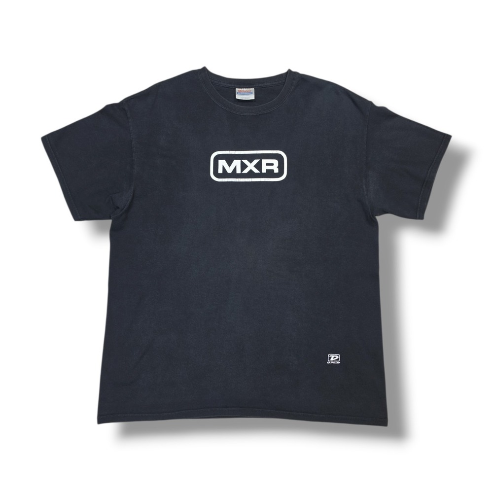 Vintage Dunlop MXR Guitar Picks Black Hanes T-Shirt Men's Size L